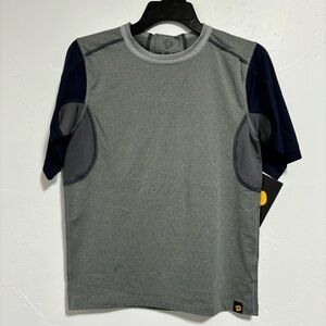 DeMarini Boys CoMotion Under Uniform Game Shirt NWT Gray Navy Mid Youth Medium